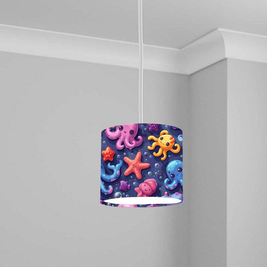 Aquatic Lampshade Kids Bedroom LightShade ver123 20CM X 18.5CM