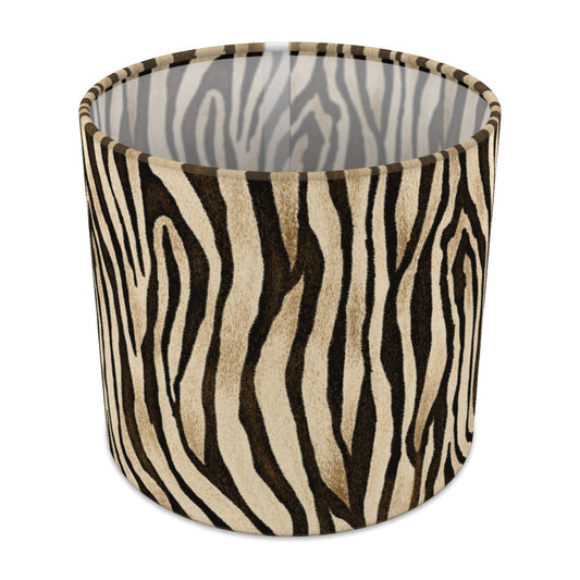 Zebra Stripe Animal lampshade - 20cm Table