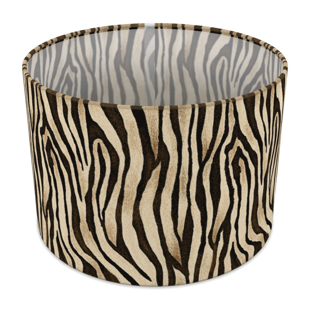 Zebra Stripe Animal lampshade - 30cm Table