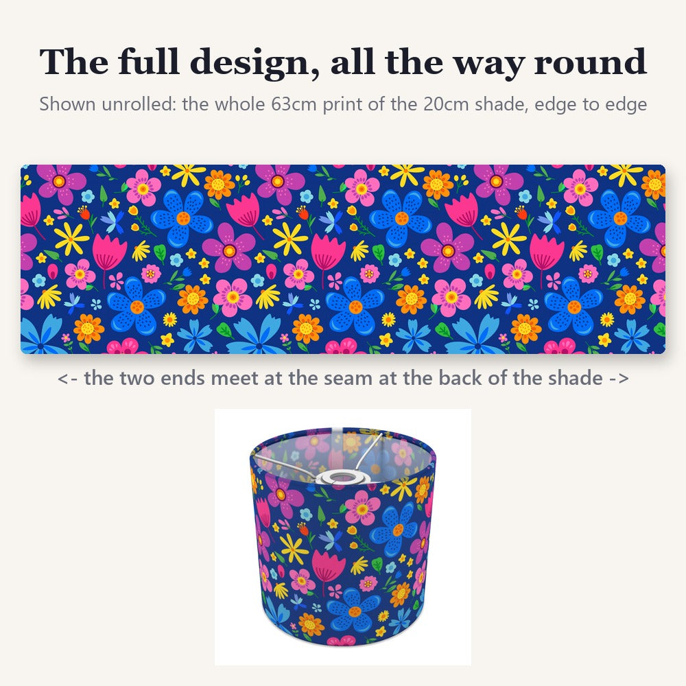 Colorful Floral Pattern lampshade