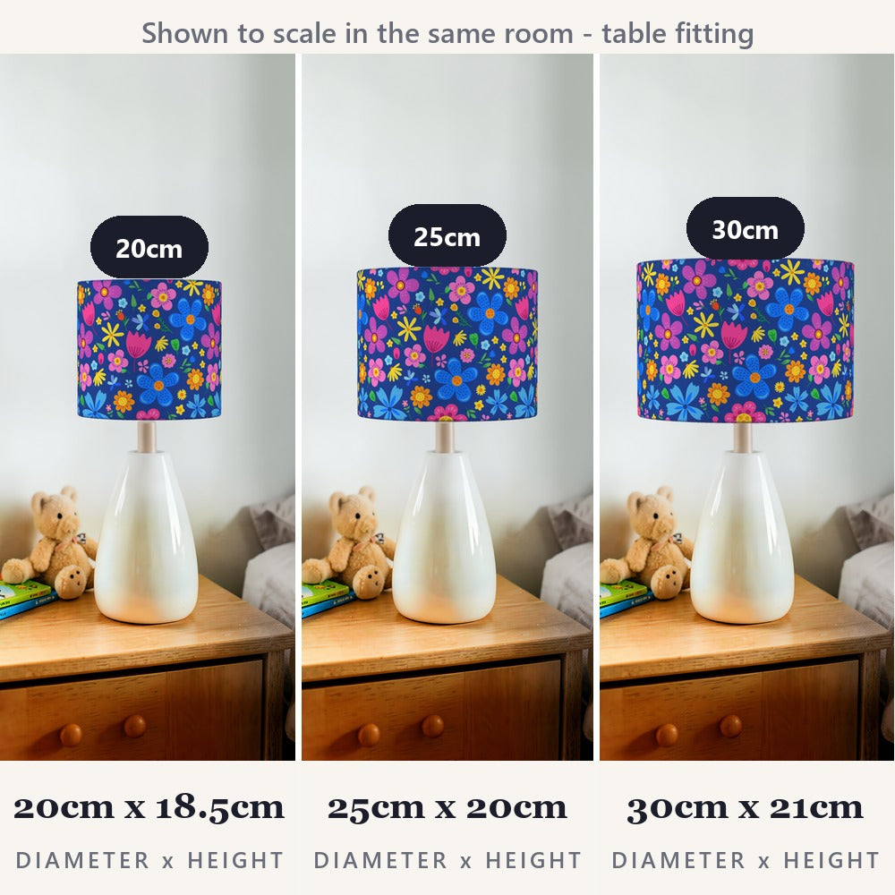 Colorful Floral Pattern lampshade