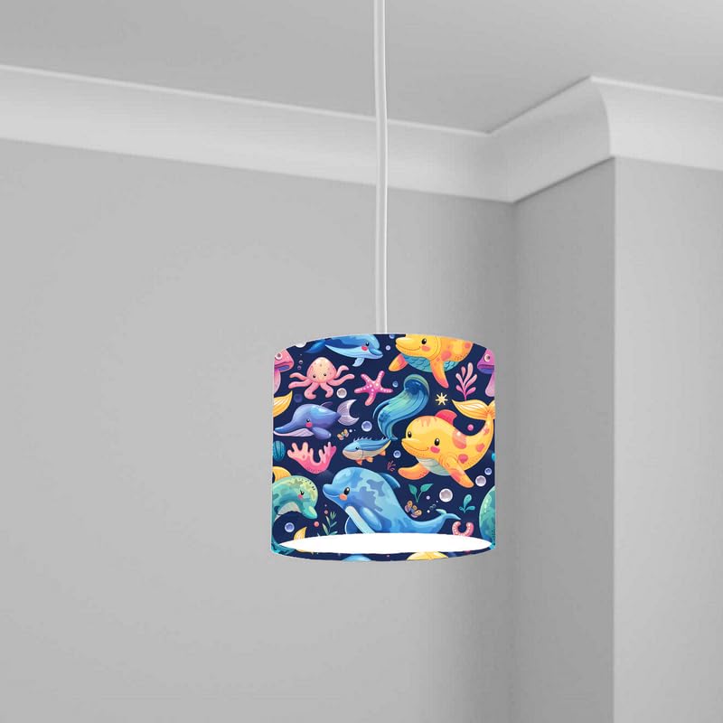 Aquatic Lampshade Kids Bedroom LightShade ver60 20CM X 18.5CM