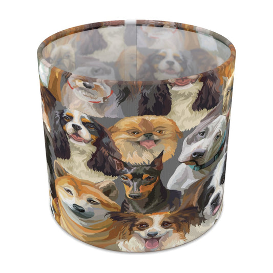 Adorable Dog Portraits lampshade - 20cm Table
