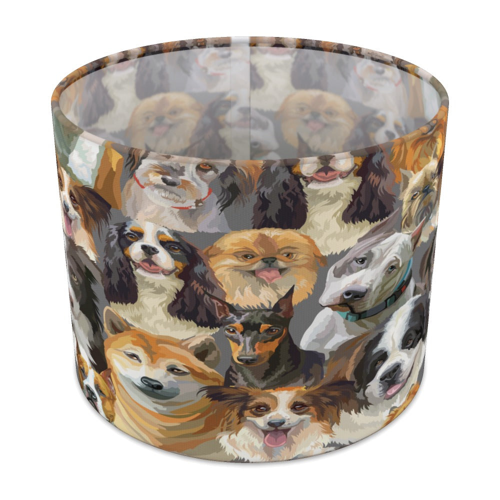 Adorable Dog Portraits lampshade - 25cm Table
