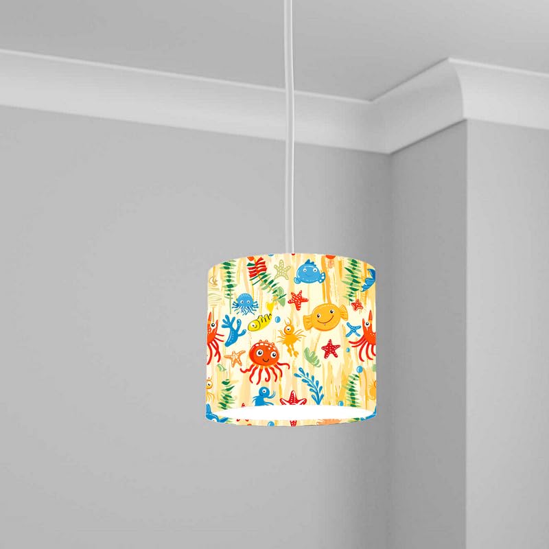 Aquatic Lampshade Kids Bedroom LightShade ver183 20CM X 18.5CM