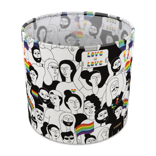 Love Is Love Pride Design lampshade - 20cm Table
