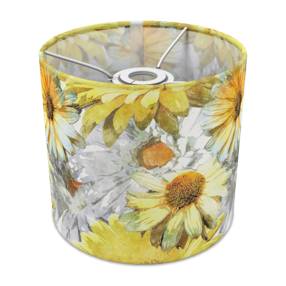 Yellow Floral Watercolor lampshade - 20cm Ceiling