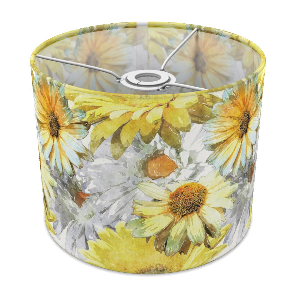 Yellow Floral Watercolor lampshade - 25cm Ceiling