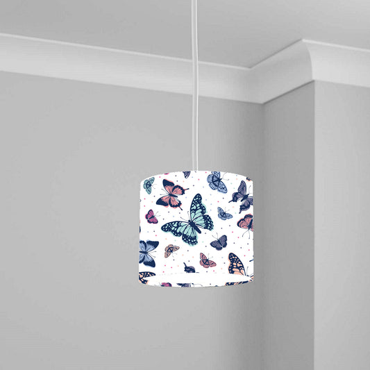 Colorful Butterfly Pattern Ceiling Lampshade Lightshade for Nursery 1 2-20cm x 18.5cm