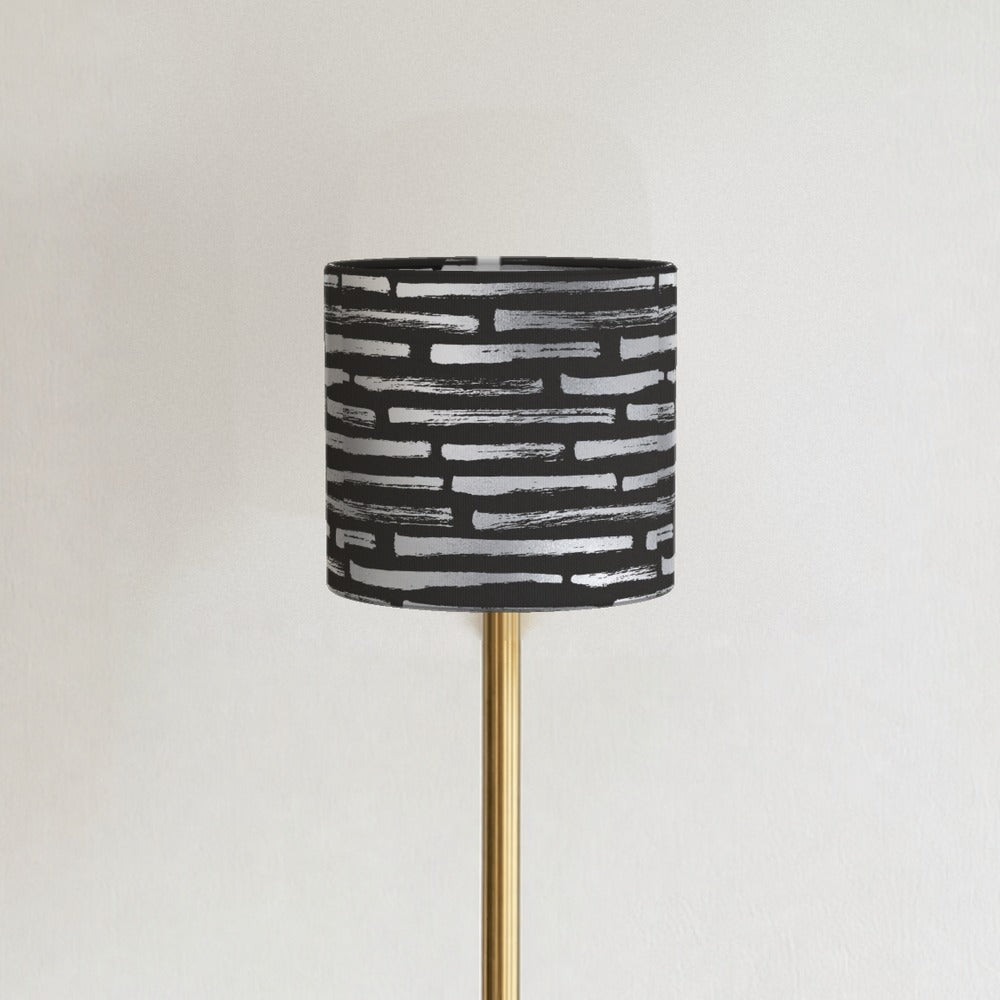 Silver Stone Effect Pattern lampshade