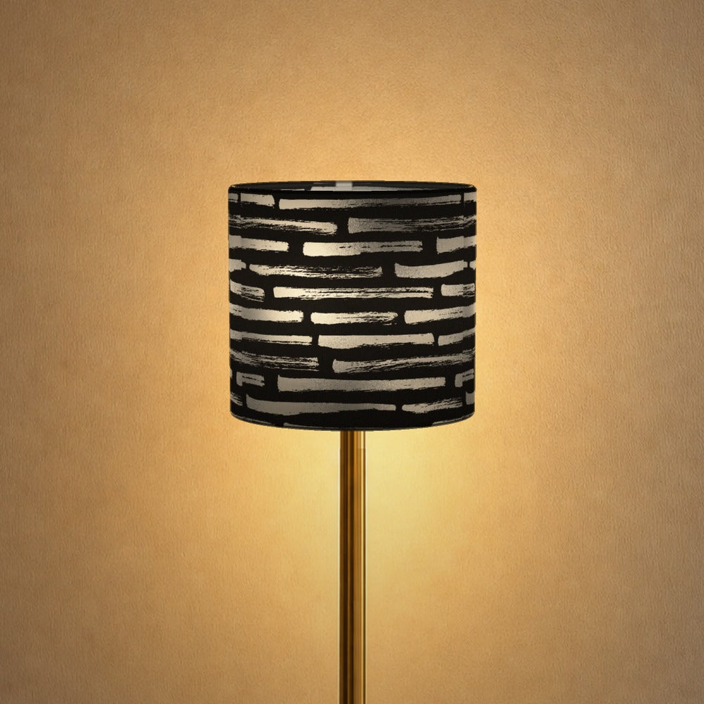 Silver Stone Effect Pattern lampshade