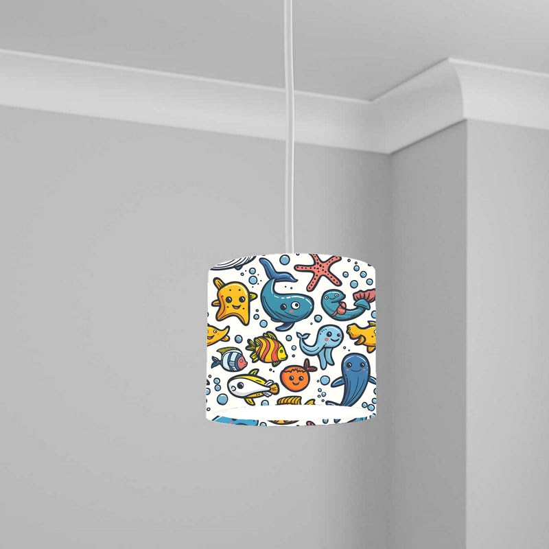 Aquatic Lampshade Kids Bedroom LightShade ver200 20CM X 18.5CM