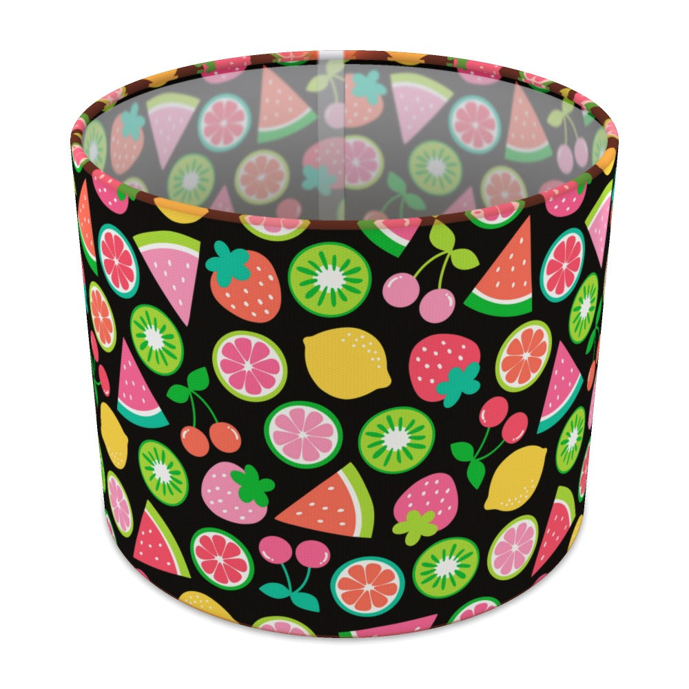 Vibrant Fruit Pattern lampshade - 25cm Table