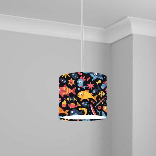Aquatic Lampshade Kids Bedroom LightShade ver297 20CM X 18.5CM
