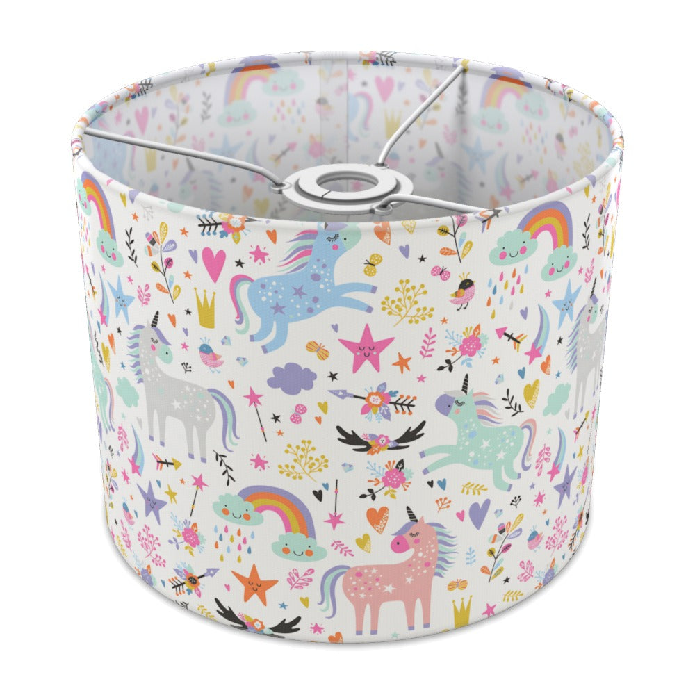 Magical Unicorn Pink Blue lampshade - 25cm Ceiling