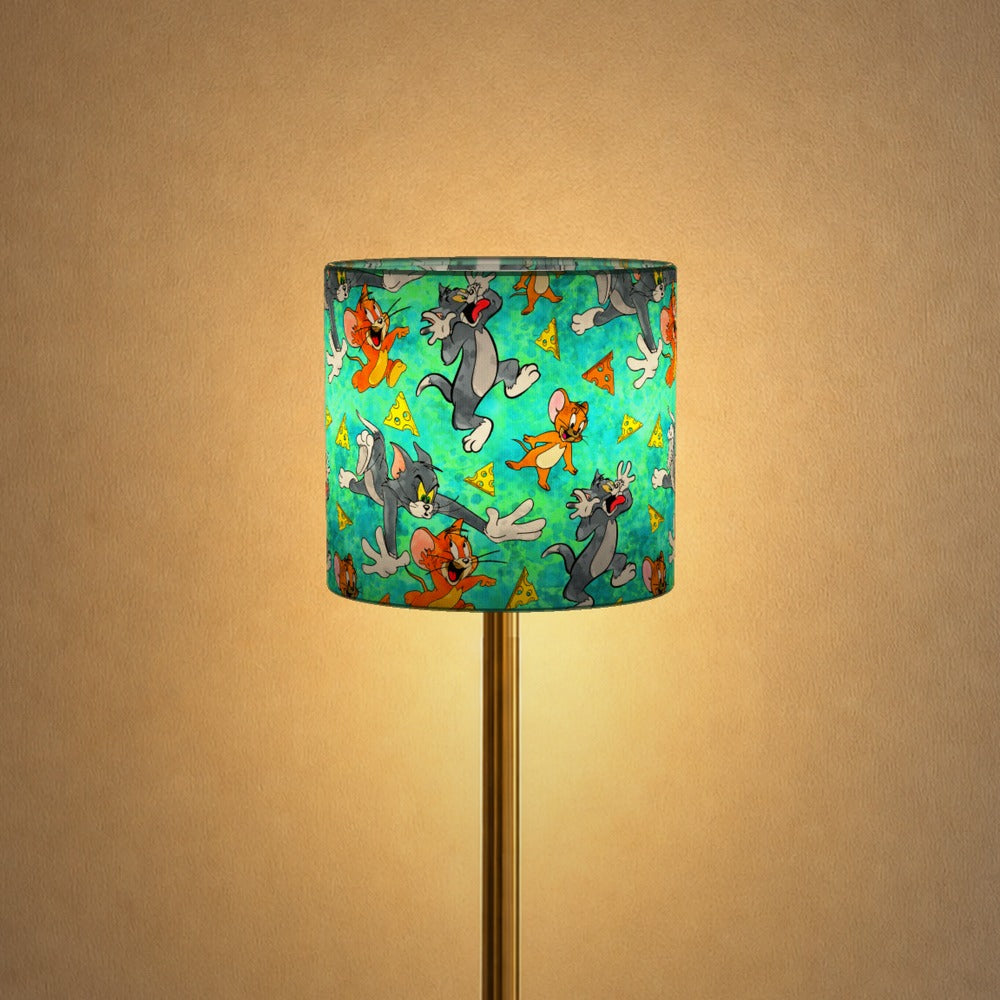 Cartoon Cat and Mouse lampshade