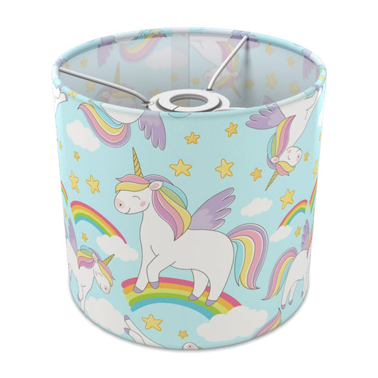 Pink Flying Unicorn Rainbow lampshade - 20cm Ceiling