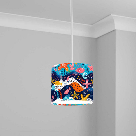 Aquatic Lampshade Kids Bedroom LightShade ver88 20CM X 18.5CM