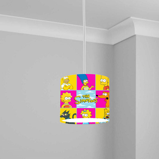 Colorful Cartoon Family Ceiling Lampshade Lightshade for Room - 20cm x 18.5cm