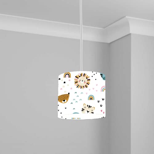 Cute Funny Dogs Baby Boys Nursery lampshade lightshade Printed Light Shade 20CMX18.5CM