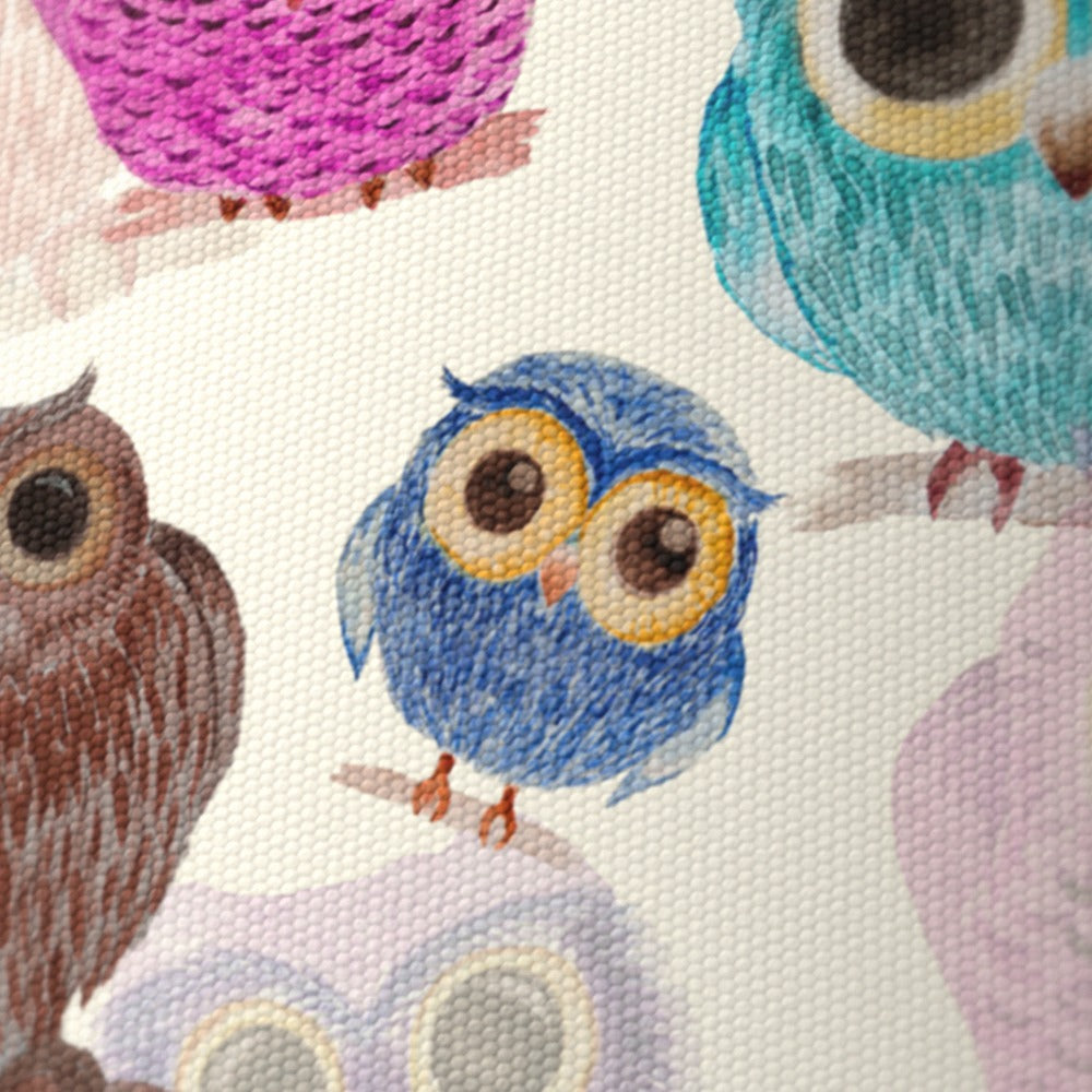 Colorful Owl Bird lampshade