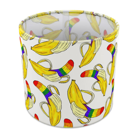 Rainbow Banana Pattern lampshade - 20cm Table