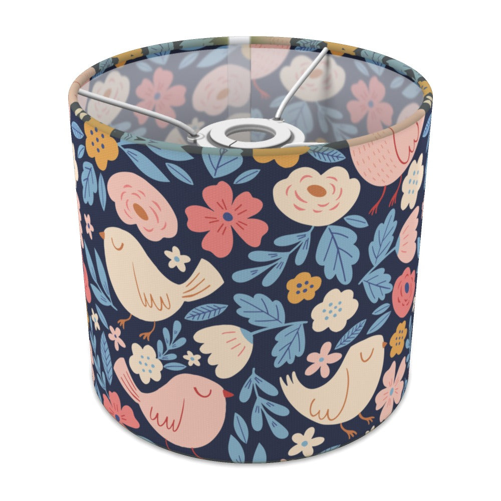 Floral Sleeping Birds lampshade - 20cm Ceiling