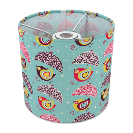 Colorful Bird and Umbrella Pattern lampshade - 20cm Ceiling