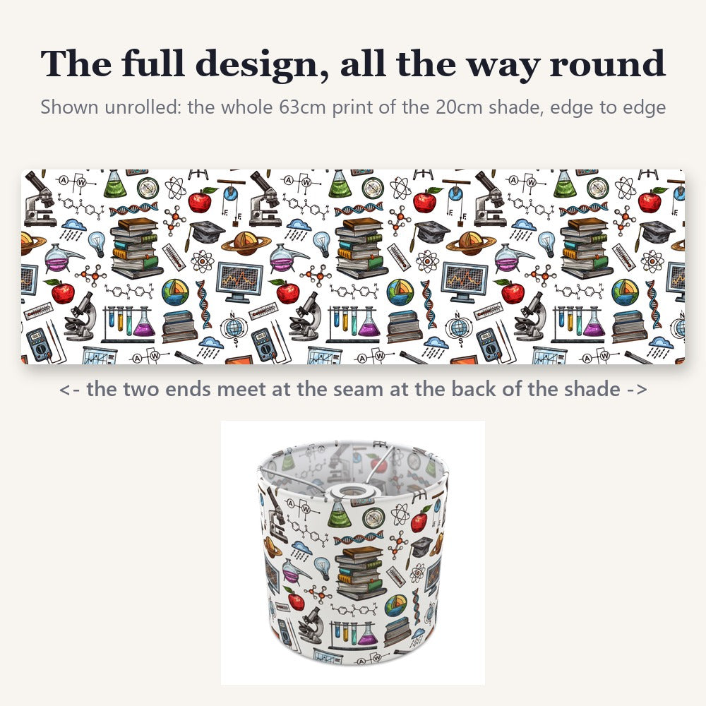 Educational Science Theme lampshade
