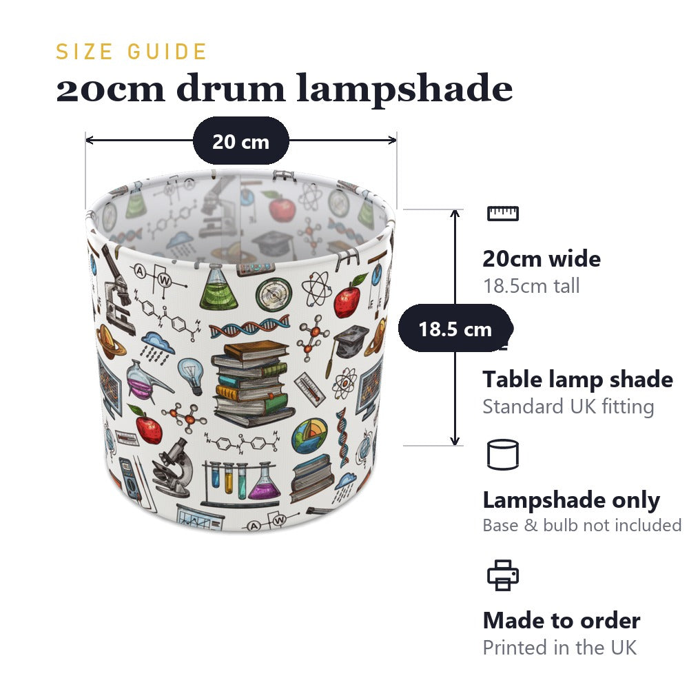 Educational Science Theme lampshade