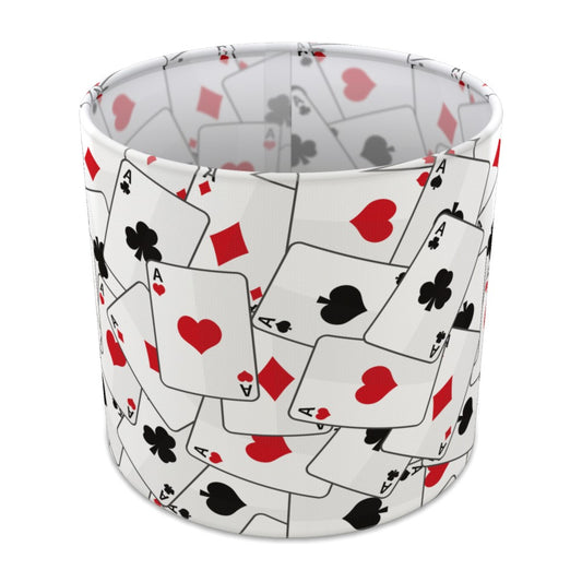 Playing Cards Pattern lampshade - 20cm Table