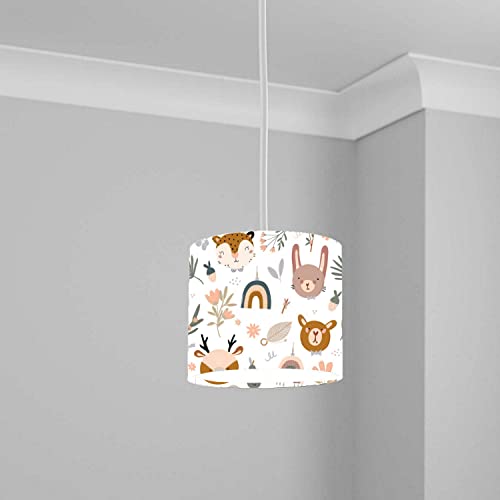 Cute Funny Dogs Baby Boys Nursery lampshade lightshade Printed Light Shade 20CMX18.5CM
