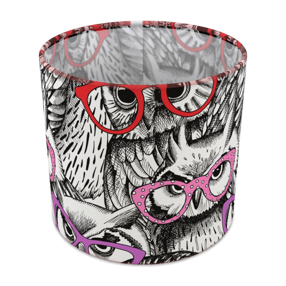 Quirky Owl Glasses lampshade - 20cm Table