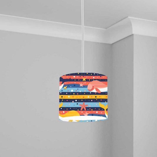 Aquatic Lampshade Kids Bedroom LightShade ver79 20CM X 18.5CM