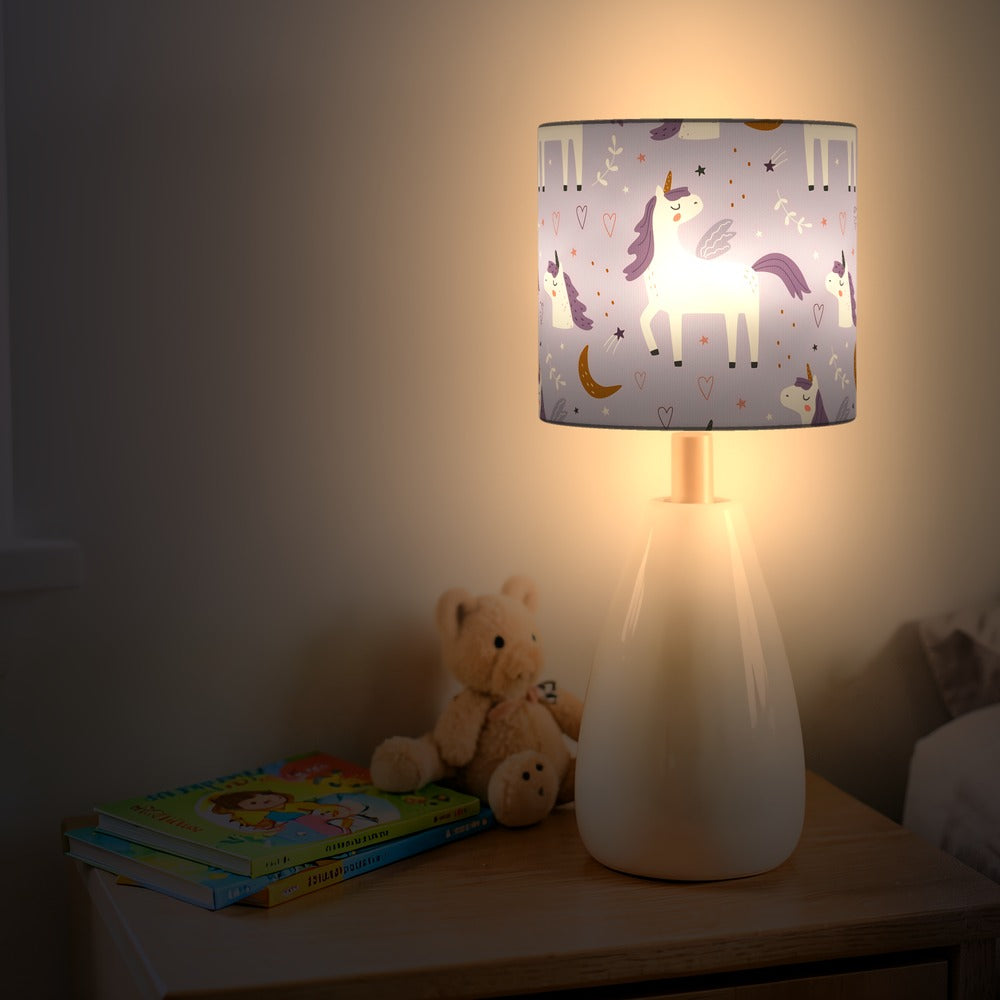 Purple Unicorn Fantasy lampshade