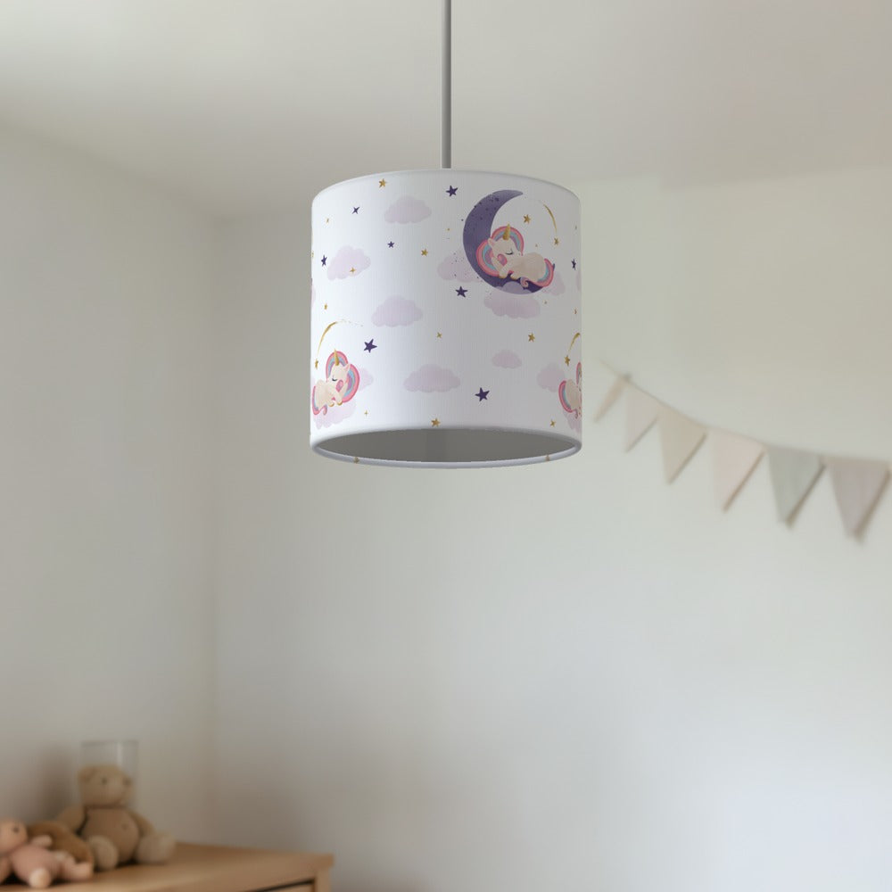 Sleeping Moon Unicorn lampshade