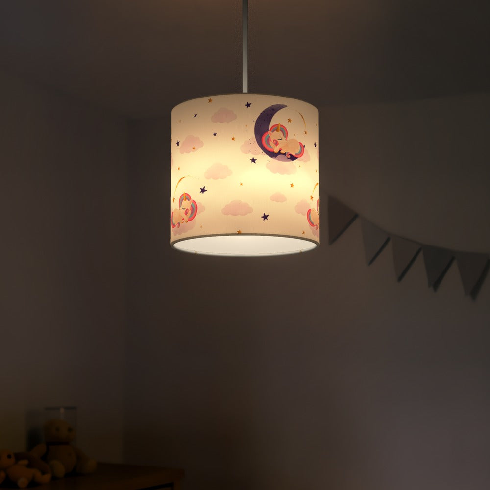 Sleeping Moon Unicorn lampshade