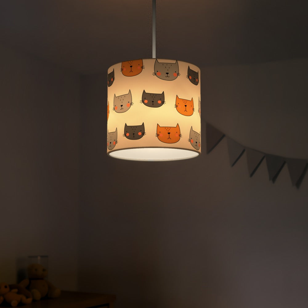 Cute Cartoon Cat Pattern lampshade