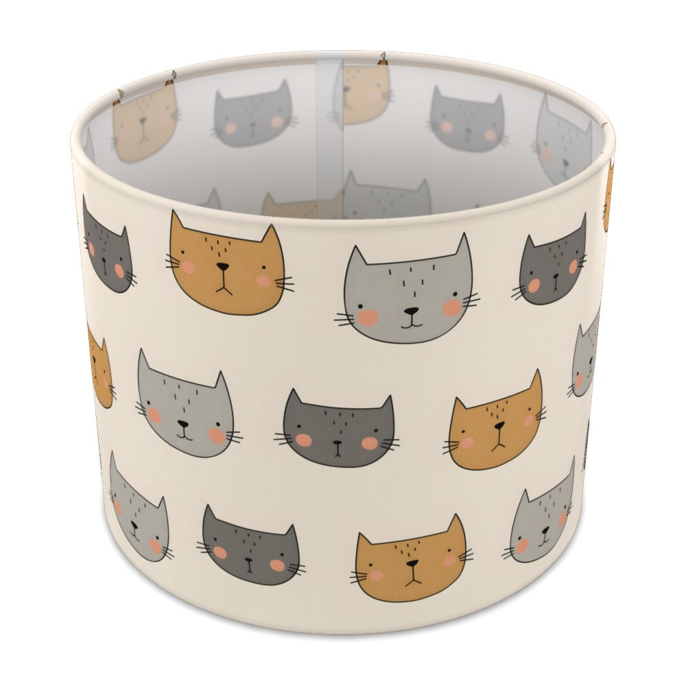 Cute Cartoon Cat Pattern lampshade - 25cm Table