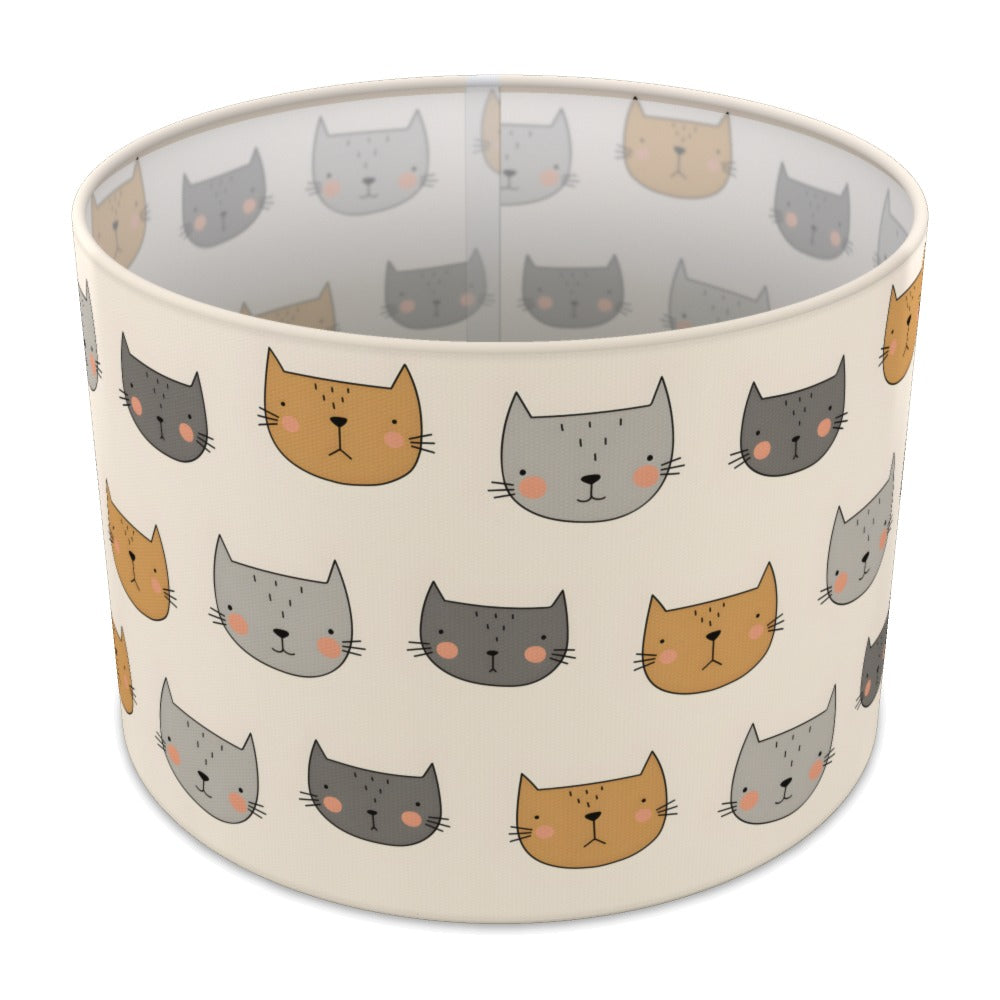 Cute Cartoon Cat Pattern lampshade - 30cm Table