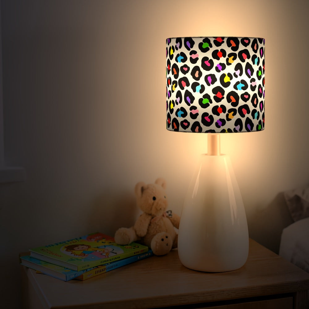 Multicolor Leopard lampshade