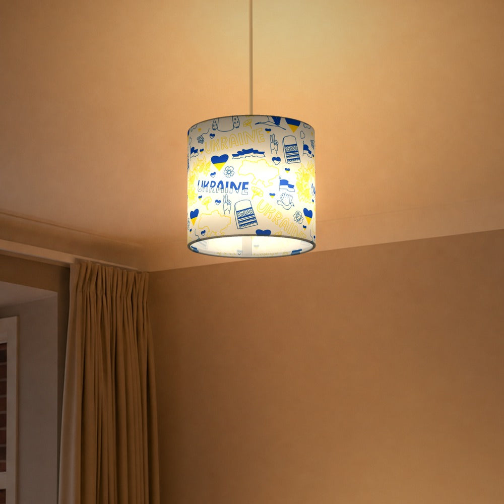 Vibrant Eastern European Theme Inspired Pattern lampshade