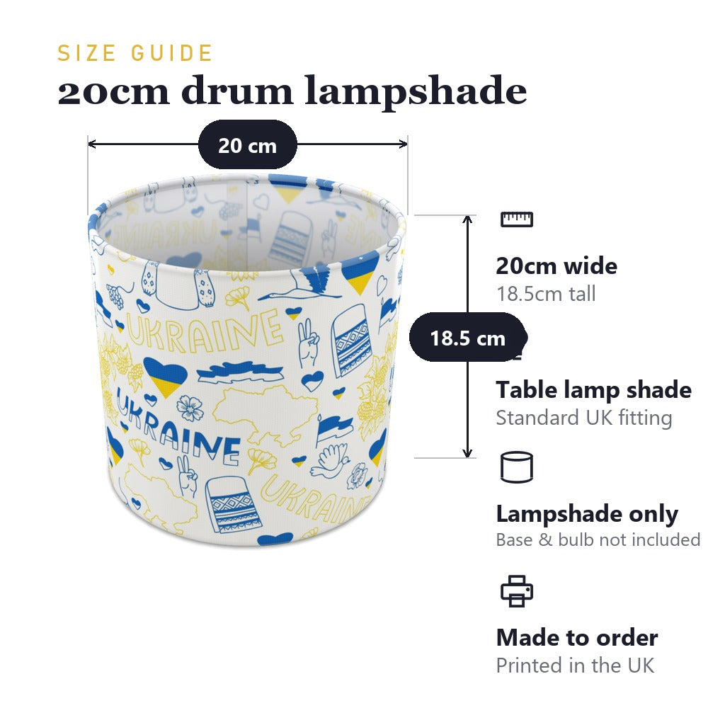 Vibrant Eastern European Theme Inspired Pattern lampshade
