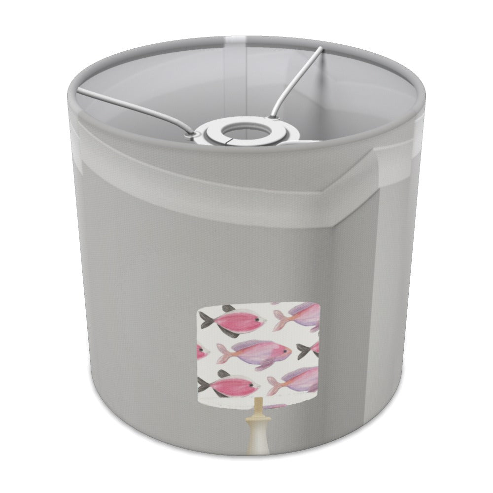 Pink Fish Pattern lampshade - 20cm Ceiling