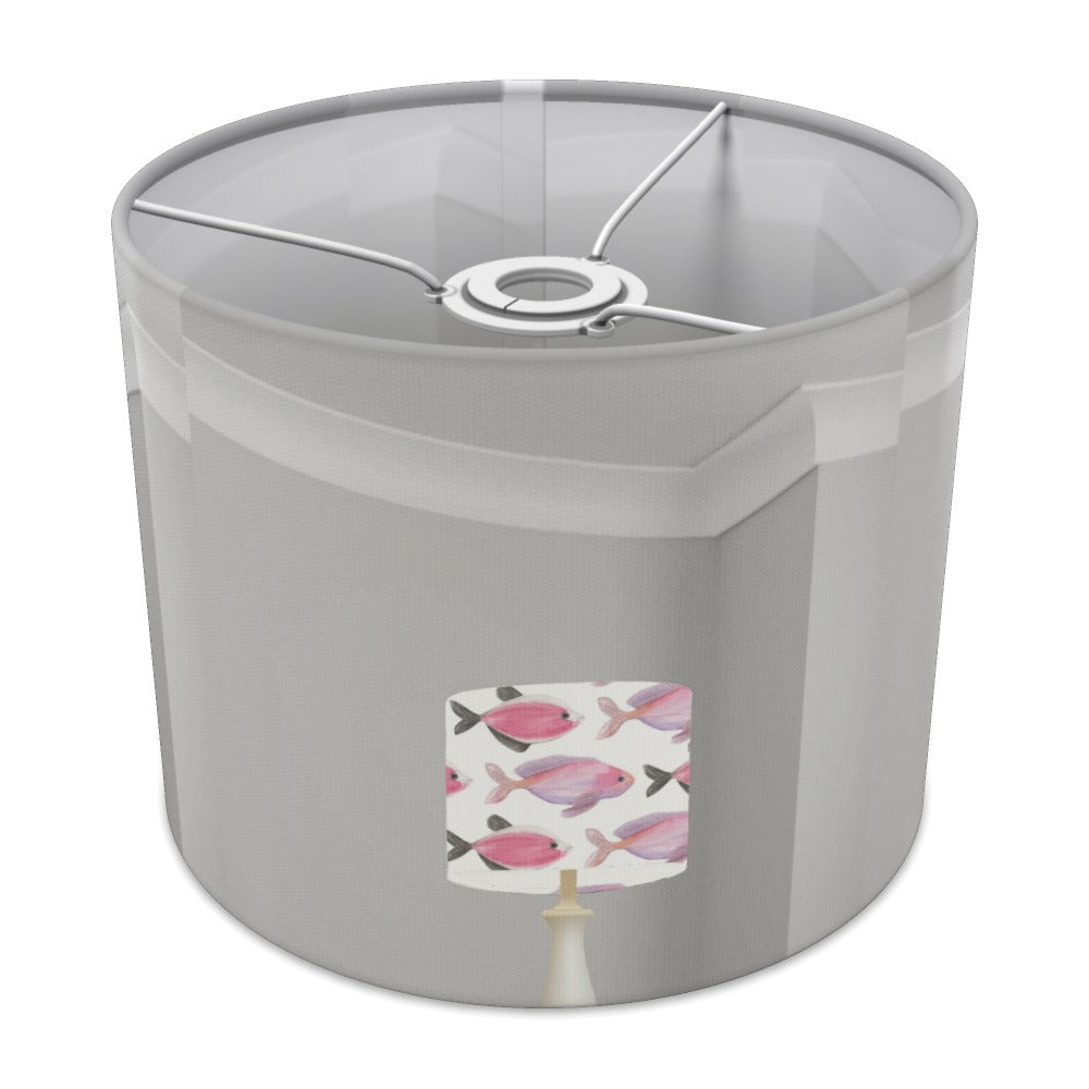 Pink Fish Pattern lampshade - 25cm Ceiling