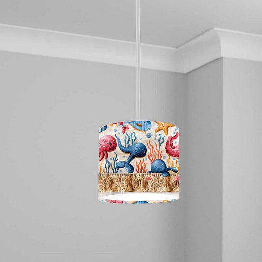 Aquatic Lampshade Kids Bedroom LightShade ver182 20CM X 18.5CM