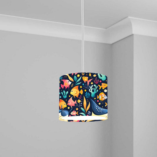 Aquatic Lampshade Kids Bedroom LightShade ver48 20CM X 18.5CM