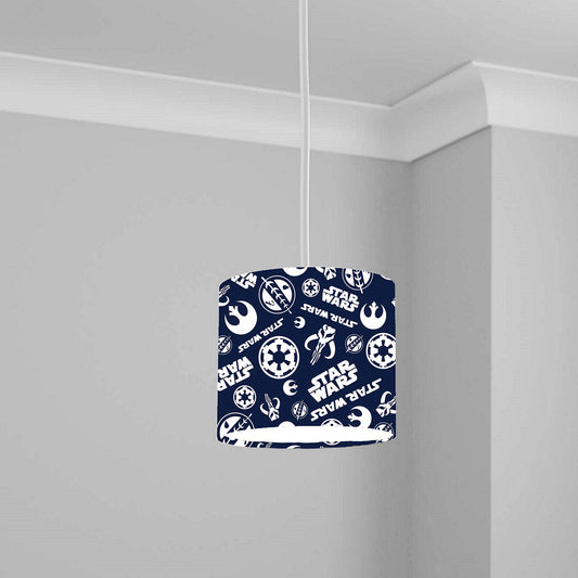 Navy space movie Themed Ceiling Lampshade Lightshade for Room - 20cm x 18.5cm