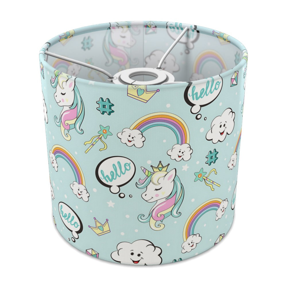 Whimsical Unicorn and Rainbow lampshade - 20cm Ceiling