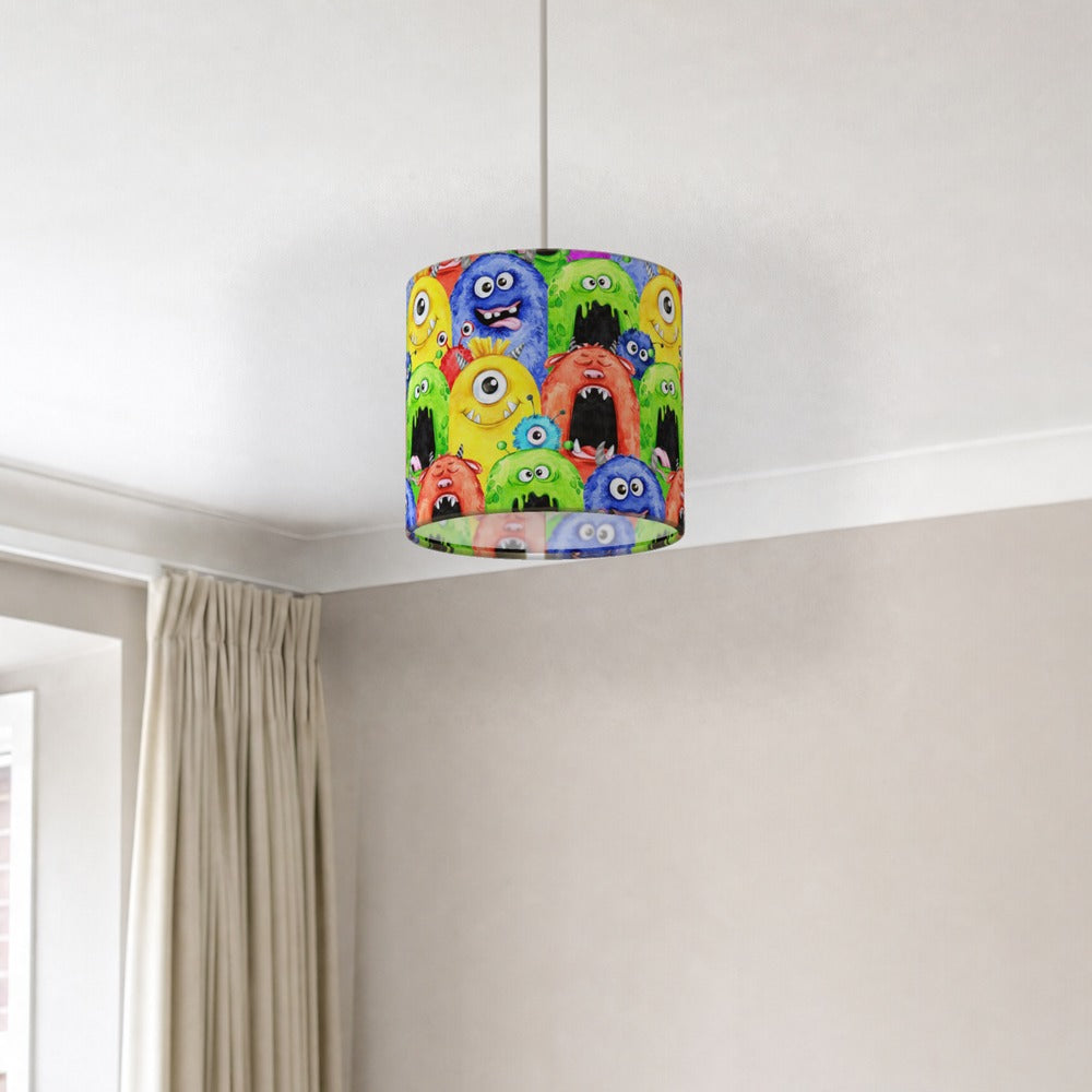 Colorful Monster Design lampshade